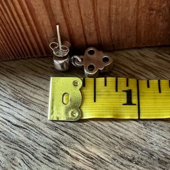 Sterling Silver Moonstone Gemstone Drop Earrings - Picture 5 of 5